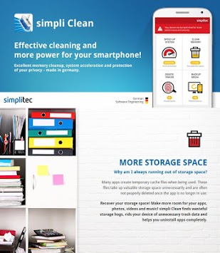 simpli Clean Mobile  - BOOSTER & CLEANER for PC screenshot 3