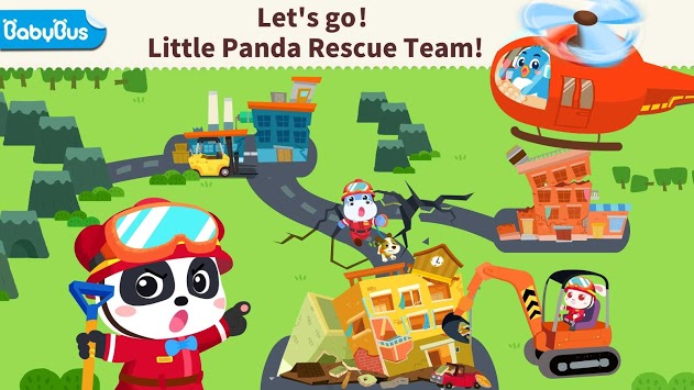 Little Panda's Earthquake Rescue for PC screenshot 1