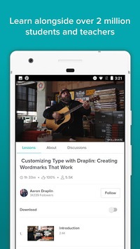 Skillshare Online Classes for PC screenshot 1