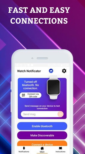 Smartwatch Bluetooth Notifier: sync watch & wear for PC screenshot 2