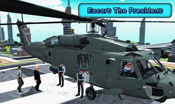 US President Escort Helicopter: Air Force VTOL 3D for PC screenshot 2