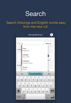 Xitsonga Dictionary for PC screenshot 2