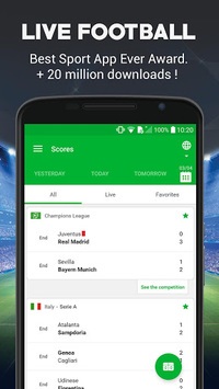 SKORES - Live Football Scores for PC screenshot 1