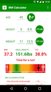 BMI Calculator for PC screenshot 2