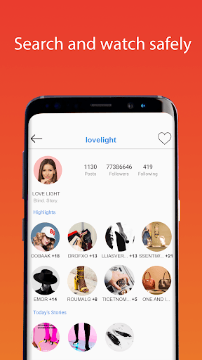 BlindStory - Watch, Download Stories for Instagram for PC screenshot 2