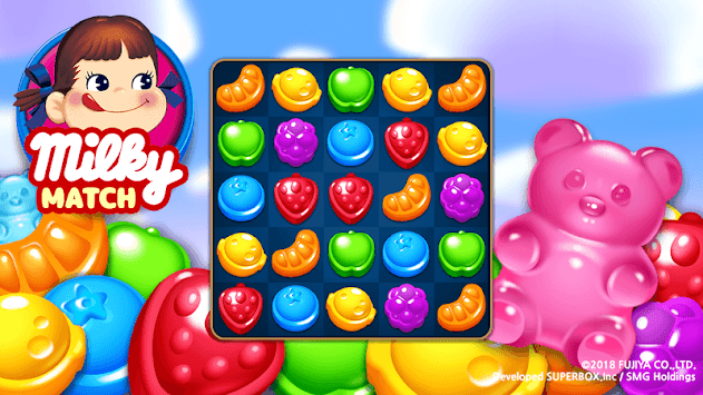 Milky Match : Peko Puzzle Game for PC screenshot 1