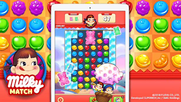 Milky Match : Peko Puzzle Game for PC screenshot 3