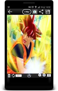 Super Saiyan God Hair Editor for PC screenshot 1