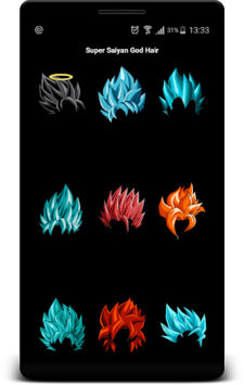Super Saiyan God Hair Editor for PC screenshot 3