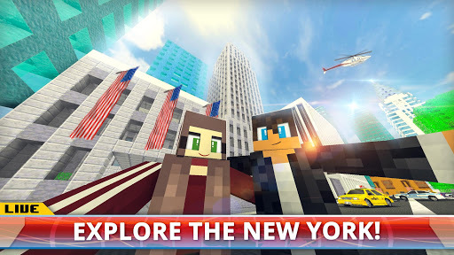 New York City Craft: Blocky NYC Building Game 3D for PC screenshot 1