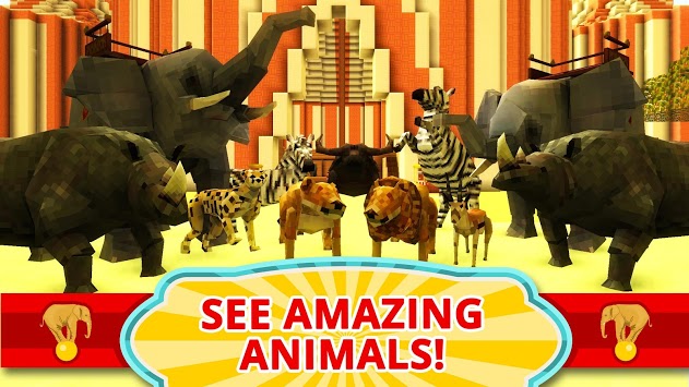 Circus Craft: Rollercoaster, Animals & Crafting 3D for PC screenshot 2