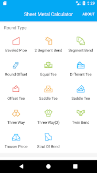Sheet Metal Development Calculator for PC screenshot 2