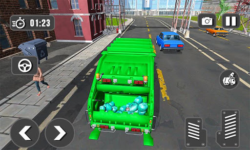 City Garbage Truck 2018: Road Cleaner Sweeper Game for PC screenshot 2