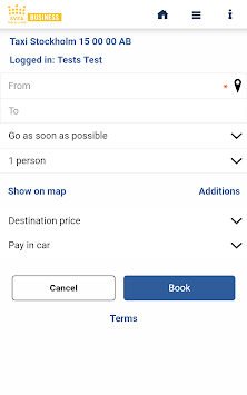 Svea Taxi Allians Business for PC screenshot 1