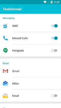 TeslaUnread for Nova Launcher for PC screenshot 1