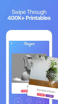 Thinger - 3D Printing Models Discovery for PC screenshot 3