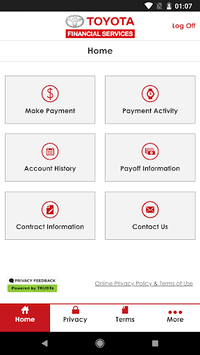 myTFS - Toyota Financial for PC screenshot 2