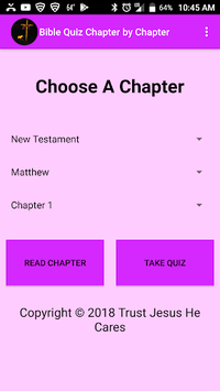 Bible Quiz Chapter By Chapter for PC screenshot 1