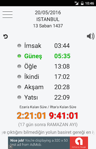 Ezan ALARMI for PC screenshot 1