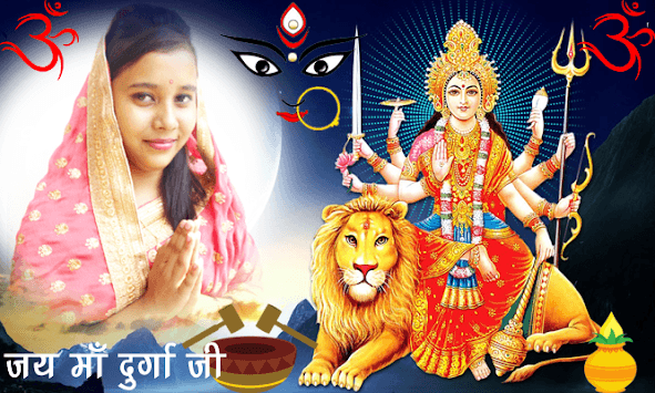 Durga Maa Photo Frames & DP Maker for PC screenshot 1