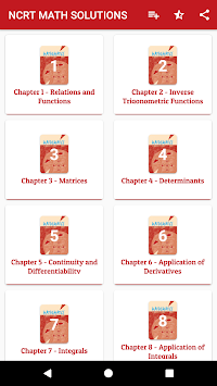 NCERT Math Solution Class 12th (offline) for PC screenshot 1
