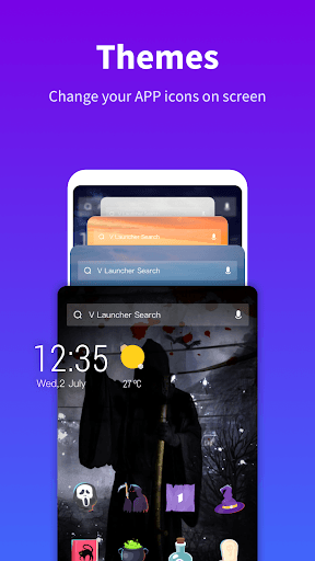 V Launcher-Anime Wallpaper, Icon Changer, Theme for PC screenshot 2