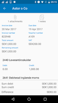 Visma eAccounting for PC screenshot 3