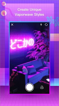 VaporCam-Glitch, Aesthetic, Vaporwave Photo Editor for PC screenshot 1