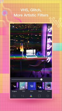 VaporCam-Glitch, Aesthetic, Vaporwave Photo Editor for PC screenshot 2