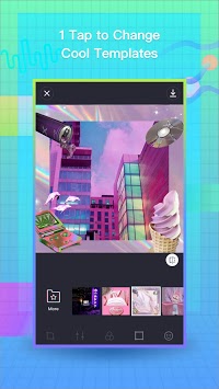 VaporCam-Glitch, Aesthetic, Vaporwave Photo Editor for PC screenshot 3