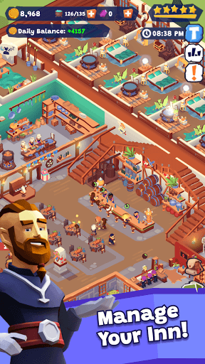 Idle Inn Empire Tycoon - Game Manager Simulator for PC screenshot 1