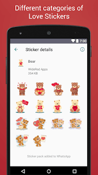Love Stickers for Whatsapp - WAStickerApps for PC screenshot 3