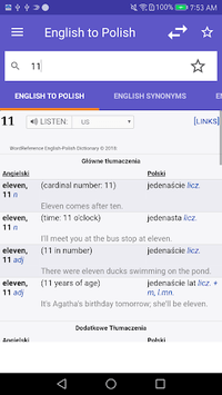 WordReference.com dictionaries for PC screenshot 1