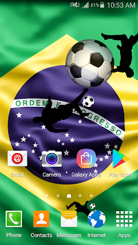 Brazil Football Live Wallpaper for PC screenshot 1