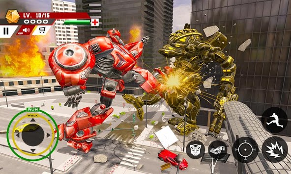 City Formula Car Robot Transform Robot Car Games for PC screenshot 2