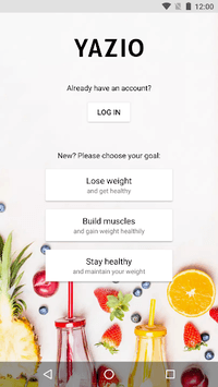 YAZIO Calorie Counter, Nutrition Diary & Diet Plan for PC screenshot 1
