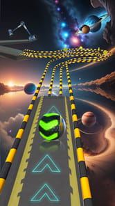 Space Rolling Balls Race for PC screenshot 3