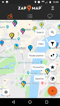 Zap-Map: EV charging points UK for PC screenshot 1
