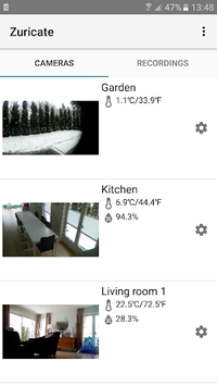 Zuricate Video Surveillance for PC screenshot 1