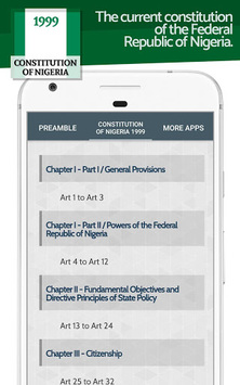 Constitution of Nigeria 1999 for PC screenshot 2