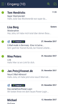 freenet Mail - E-Mail Postfach und Kontakte for PC screenshot 1