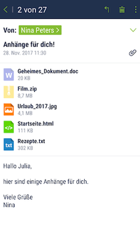 freenet Mail - E-Mail Postfach und Kontakte for PC screenshot 3