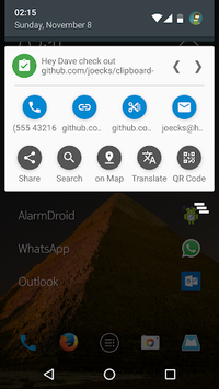 Clipboard Actions & Manager for PC screenshot 1