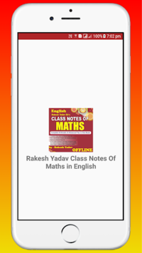 Rakesh Yadav Class Notes of Mathematics in English for PC screenshot 1