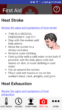 OSHA NIOSH Heat Safety Tool for PC screenshot 3
