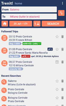 Trenit: find trains in Italy for PC screenshot 1