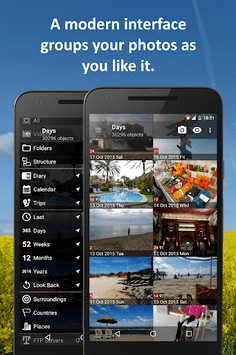 PhotoMap Gallery - Photos, Videos and Trips for PC screenshot 1