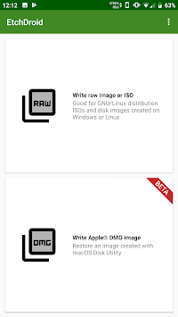 EtchDroid [NO ROOT] - Write ISOs and DMGs to USB for PC screenshot 1