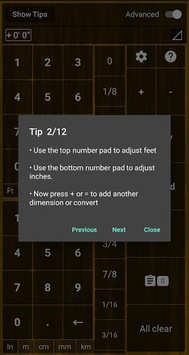 Feet & Inches Construction Calculator for PC screenshot 2