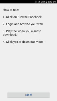 Video Downloader for Facebook for PC screenshot 1